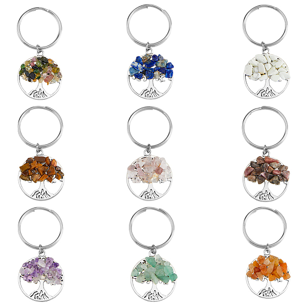 PandaHall SUPERFINDINGS 36Pcs 9 Styles Tree of Life Keychain Natural Crystal Stones Handmade DIY Keychain Charm Pendant Gemstones Key Chain...
PandaHall SUPERFINDINGS 36Pcs 9 Styles Tree of Life Keychain Natural Crystal Stones Handmade DIY Keychain Charm Pendant Gemstones Key Chain...