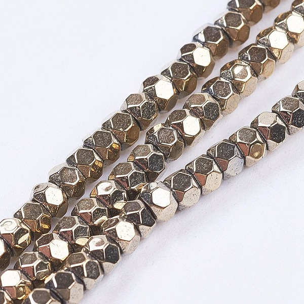 PandaHall Electroplate Non-Magnetic Synthetic Hematite Beads Strands, Faceted, Rondelle, Antique Bronze Plated, 3x2mm, Hole: 0.5mm, about...
PandaHall Electroplate Non-Magnetic Synthetic Hematite Beads Strands, Faceted, Rondelle, Antique Bronze Plated, 3x2mm, Hole: 0.5mm, about...