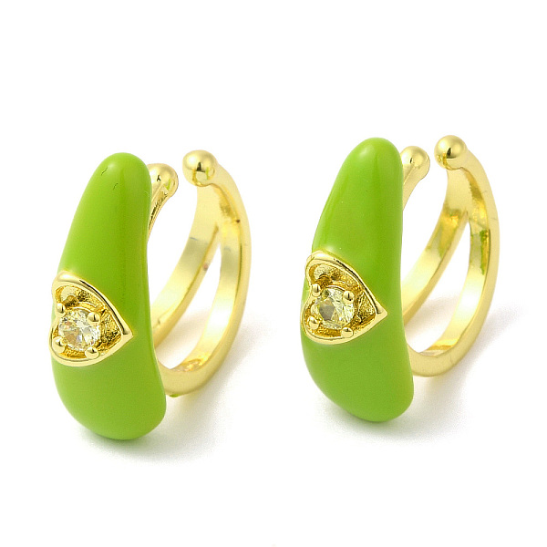 PandaHall Cubic Zirconia Teardrop with Heart Cuff Earrings with Enamel, Rack Plating Brass Jewelry for Women, Cadmium Free & Lead Free, Real..., Clear
PandaHall Cubic Zirconia Teardrop with Heart Cuff Earrings with Enamel, Rack Plating Brass Jewelry for Women, Cadmium Free & Lead Free, Real..., Clear