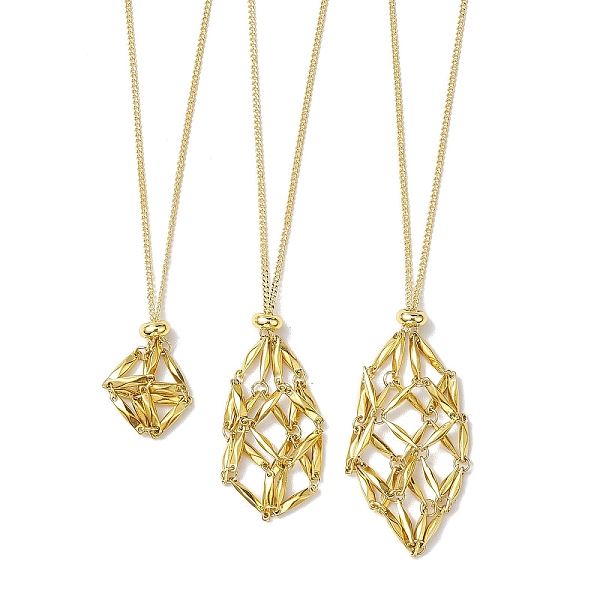 PandaHall 3Pcs 3 Styles 304 Stainless Steel Necklace Makings, Curb Chains, Golden, 17.56~23.50 inch(44.6~59.7cm), 1pc/style 304 Stainless...
PandaHall 3Pcs 3 Styles 304 Stainless Steel Necklace Makings, Curb Chains, Golden, 17.56~23.50 inch(44.6~59.7cm), 1pc/style 304 Stainless...