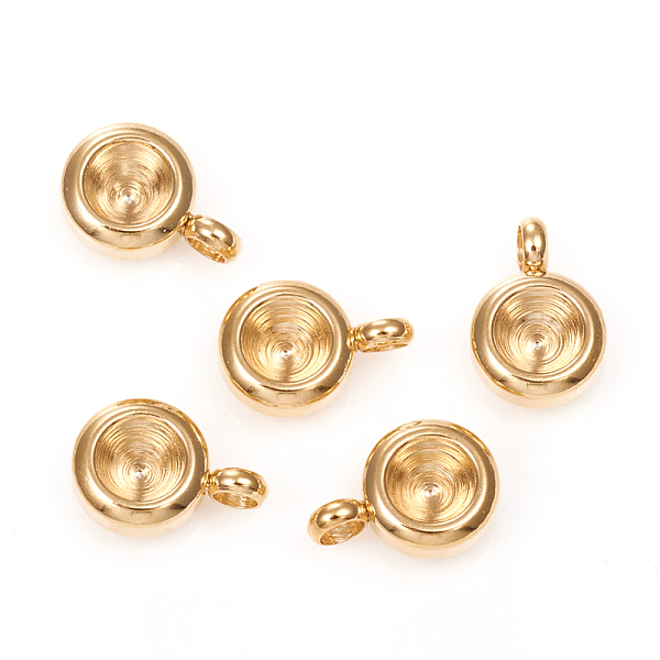 PandaHall 201 Stainless Steel Pendant Rhinestone Settings, For Pointed Back Rivoli Rhinestone, Flat Round, Golden, Fit for 4mm Rhinestone...
PandaHall 201 Stainless Steel Pendant Rhinestone Settings, For Pointed Back Rivoli Rhinestone, Flat Round, Golden, Fit for 4mm Rhinestone...