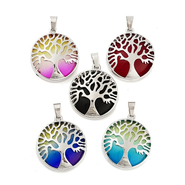 PandaHall Alloy Pendants, with Mixed Color Glass, Tree of Life, Platinum, 31.5x27.5x8.5mm, Hole: 7x3.5mm Alloy+Glass Tree of Life Multicolor
PandaHall Alloy Pendants, with Mixed Color Glass, Tree of Life, Platinum, 31.5x27.5x8.5mm, Hole: 7x3.5mm Alloy+Glass Tree of Life Multicolor