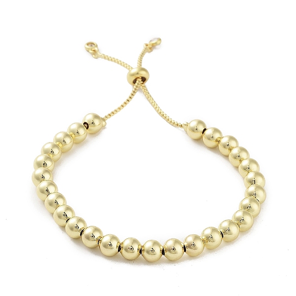 PandaHall Adjustable Brass Round Beaded Slider Bracelets, with Box Chains, Real 18K Gold Plated, Inner Diameter: 2-3/8~3-5/8 inch(6.1~9.2cm)...
PandaHall Adjustable Brass Round Beaded Slider Bracelets, with Box Chains, Real 18K Gold Plated, Inner Diameter: 2-3/8~3-5/8 inch(6.1~9.2cm)...