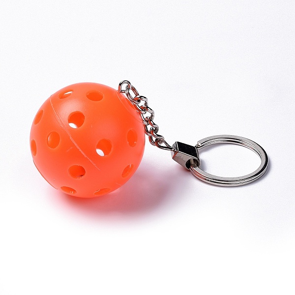 PandaHall Plastic Pickleball Keychain, with Iron Ring, Round, Orange, 11.8cm Plastic Round Orange
PandaHall Plastic Pickleball Keychain, with Iron Ring, Round, Orange, 11.8cm Plastic Round Orange