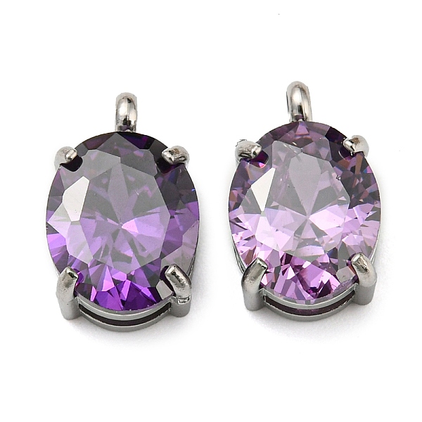PandaHall 304 Stainless Steel Charms Micro Pave Cubic Zirconia, Oval, Stainless Steel Color, 12.5x8x5mm, Hole: 2mm Stainless Steel+Cubic..., Clear
PandaHall 304 Stainless Steel Charms Micro Pave Cubic Zirconia, Oval, Stainless Steel Color, 12.5x8x5mm, Hole: 2mm Stainless Steel+Cubic..., Clear