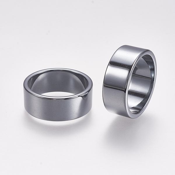PandaHall Non-magnetic Synthetic Hematite Rings, Original Color, US Size 12 3/4(22mm) Non-magnetic Hematite
PandaHall Non-magnetic Synthetic Hematite Rings, Original Color, US Size 12 3/4(22mm) Non-magnetic Hematite