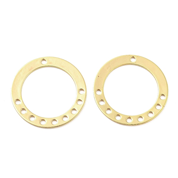 PandaHall Brass Chandelier Component Links, Round Ring Connector, Real 18K Gold Plated, 21x0.7mm, Hole: 1.4mm Brass Ring
PandaHall Brass Chandelier Component Links, Round Ring Connector, Real 18K Gold Plated, 21x0.7mm, Hole: 1.4mm Brass Ring