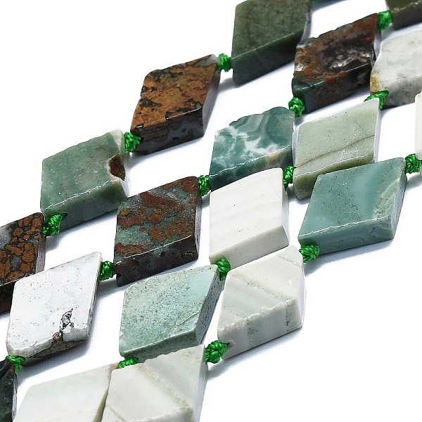 PandaHall Natural Dioptase Beads Strands, Rhombus, 20~22x12~13x4~5mm, Hole: 1mm, about 19pcs/strand, 16.73''(42.5cm) Dioptase Rhombus
PandaHall Natural Dioptase Beads Strands, Rhombus, 20~22x12~13x4~5mm, Hole: 1mm, about 19pcs/strand, 16.73''(42.5cm) Dioptase Rhombus