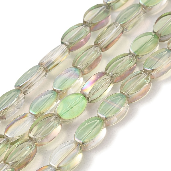 PandaHall Glass Beads Strands, Oval, Light Green, 10.5x7x4mm, Hole: 1mm, about 80pcs/strand, 33.86 inch(86cm) Glass Oval
PandaHall Glass Beads Strands, Oval, Light Green, 10.5x7x4mm, Hole: 1mm, about 80pcs/strand, 33.86 inch(86cm) Glass Oval