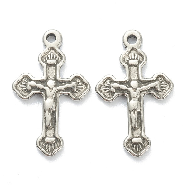 PandaHall 304 Stainless Steel Pendants, Cross, Stainless Steel Color, 25x15x2mm, Hole: 1.6mm 304 Stainless Steel Cross
PandaHall 304 Stainless Steel Pendants, Cross, Stainless Steel Color, 25x15x2mm, Hole: 1.6mm 304 Stainless Steel Cross