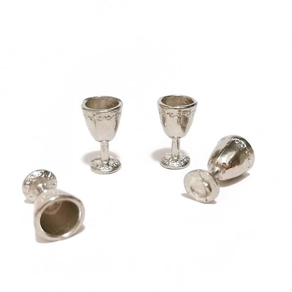 PandaHall Mini Alloy Goblet, Micro Landscape Kitchen Dollhouse Accessories, Pretending Prop Decorations, Platinum, 14x7.5mm, 4pcs/set Alloy...
PandaHall Mini Alloy Goblet, Micro Landscape Kitchen Dollhouse Accessories, Pretending Prop Decorations, Platinum, 14x7.5mm, 4pcs/set Alloy...