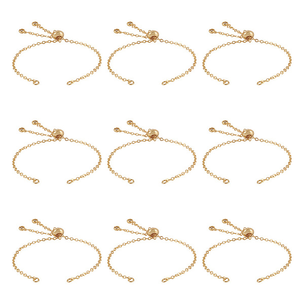 PandaHall 10Pcs Rack Plating Brass Cable Chain Link Bracelet Making, with Cubic Zirconia, Slider Bracelets Making, Fit for Connector Charm...
PandaHall 10Pcs Rack Plating Brass Cable Chain Link Bracelet Making, with Cubic Zirconia, Slider Bracelets Making, Fit for Connector Charm...