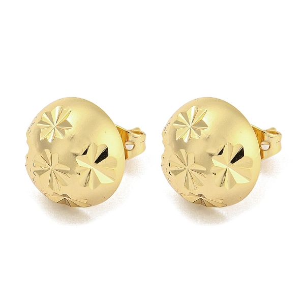 PandaHall Brass Ear Studs, Flat Round, Real 18K Gold Plated, 12mm Brass Flat Round
PandaHall Brass Ear Studs, Flat Round, Real 18K Gold Plated, 12mm Brass Flat Round