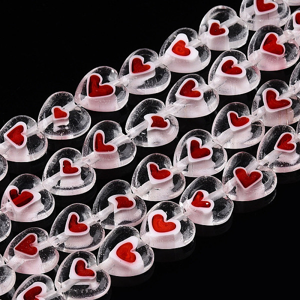 PandaHall Handmade Lampwork Beads Strands, Heart, FireBrick, 8~14x8~14x3~4mm, Hole: 1mm, about 36pcs/strand, 15.7 inch Lampwork Heart Red
PandaHall Handmade Lampwork Beads Strands, Heart, FireBrick, 8~14x8~14x3~4mm, Hole: 1mm, about 36pcs/strand, 15.7 inch Lampwork Heart Red