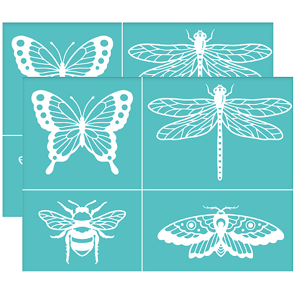 PandaHall Self-Adhesive Silk Screen Printing Stencil, for Painting on Wood, DIY Decoration T-Shirt Fabric, Turquoise, Insect Pattern..., Green
PandaHall Self-Adhesive Silk Screen Printing Stencil, for Painting on Wood, DIY Decoration T-Shirt Fabric, Turquoise, Insect Pattern..., Green