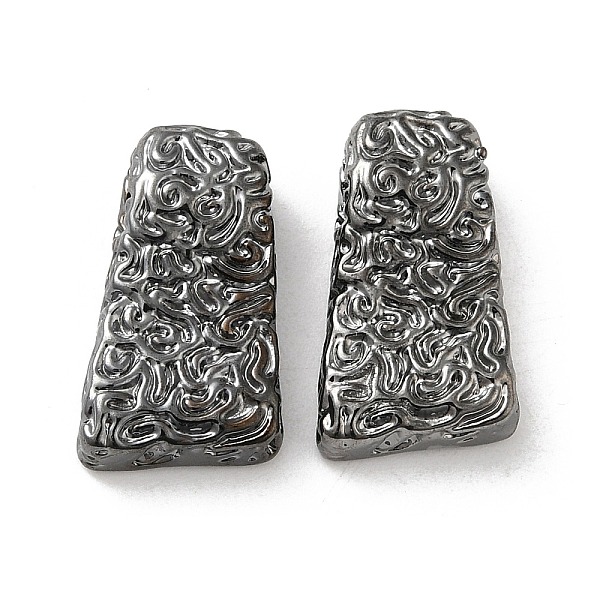 PandaHall Textured Brass Beads, Trapezoid, Gunmetal, 18x10.5x6mm, Hole: 3.5x2.5mm Brass Trapezoid
PandaHall Textured Brass Beads, Trapezoid, Gunmetal, 18x10.5x6mm, Hole: 3.5x2.5mm Brass Trapezoid