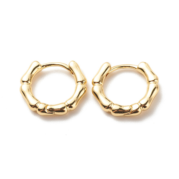 PandaHall Brass Bamboo Shape Hoop Earrings for Women, Cadmium Free & Lead Free, Golden, 13.5x15.5x2.6mm, Pin: 1mm Brass Bamboo
PandaHall Brass Bamboo Shape Hoop Earrings for Women, Cadmium Free & Lead Free, Golden, 13.5x15.5x2.6mm, Pin: 1mm Brass Bamboo
