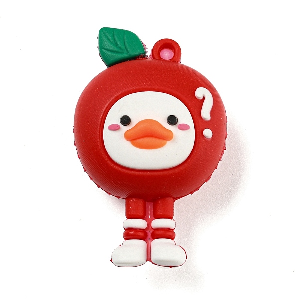 PandaHall Cartoon PVC Plastic Pendants, Apple Duck Charm, Red, 49.5x30.5x23mm, Hole: 3mm PVC Duck Red
PandaHall Cartoon PVC Plastic Pendants, Apple Duck Charm, Red, 49.5x30.5x23mm, Hole: 3mm PVC Duck Red