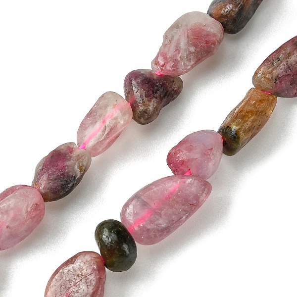 PandaHall Natural Tourmaline Beads Strands, Nuggets Shape, 6x8mm, Hole: 1mm, about 59pcs/strand, 15.55''(39.5cm) Tourmaline Nuggets
PandaHall Natural Tourmaline Beads Strands, Nuggets Shape, 6x8mm, Hole: 1mm, about 59pcs/strand, 15.55''(39.5cm) Tourmaline Nuggets