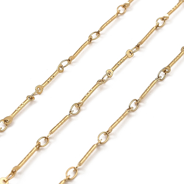 PandaHall Ion Plating(IP) 304 Stainless Steel Rectangle Link Chains, Soldered, Textured, with Spool, Golden, 12.5x1x1mm, Ring: 2mm, about...
PandaHall Ion Plating(IP) 304 Stainless Steel Rectangle Link Chains, Soldered, Textured, with Spool, Golden, 12.5x1x1mm, Ring: 2mm, about...