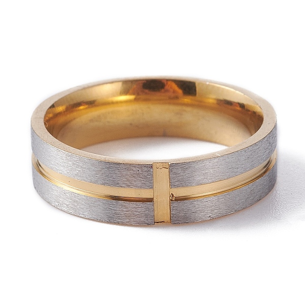 PandaHall Stainless Steel Plain Band Rings, Cross Grooved Ring for Men Women, Golden & Stainless Steel Color, US Size 9(18.9mm) Stainless...
PandaHall Stainless Steel Plain Band Rings, Cross Grooved Ring for Men Women, Golden & Stainless Steel Color, US Size 9(18.9mm) Stainless...
