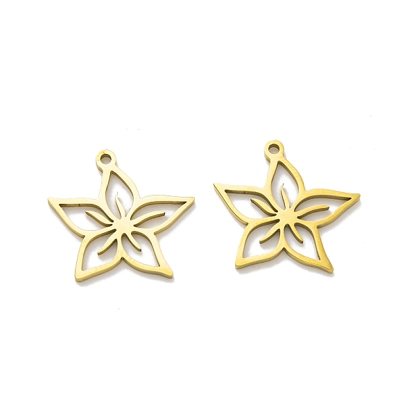 PandaHall 5Pcs 201 Stainless Steel Pendants, Laser Cut, Hllow Flower Charm, Real 18K Gold Plated, 15.5x16.5x1mm, Hole: 1.5mm 201 Stainless...
PandaHall 5Pcs 201 Stainless Steel Pendants, Laser Cut, Hllow Flower Charm, Real 18K Gold Plated, 15.5x16.5x1mm, Hole: 1.5mm 201 Stainless...
