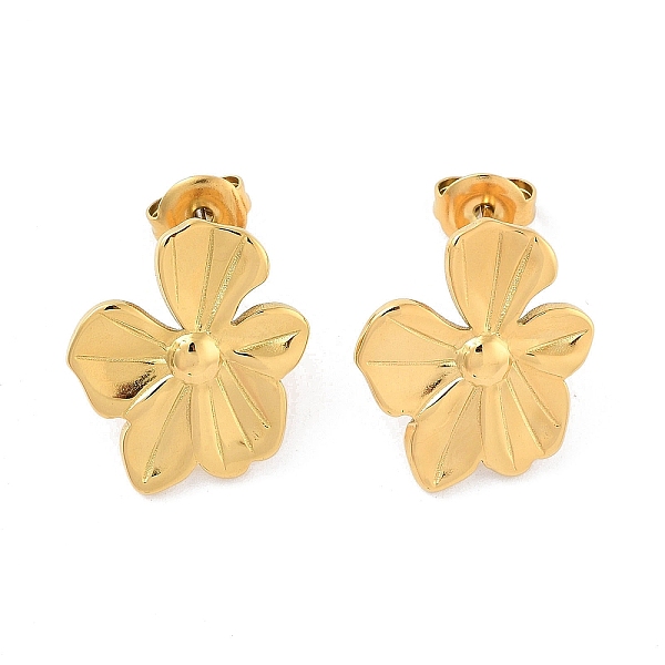 PandaHall 304 Stainless Steel Stud Earrings, Flower, Real 14K Gold Plated, 17.5x16mm 304 Stainless Steel Flower
PandaHall 304 Stainless Steel Stud Earrings, Flower, Real 14K Gold Plated, 17.5x16mm 304 Stainless Steel Flower