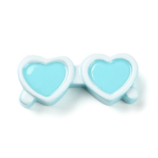 PandaHall Opaque Resin Cabochons, Jewelry Making, Sky Blue, Glasses, 10.5x26x6.5mm Resin Glasses
PandaHall Opaque Resin Cabochons, Jewelry Making, Sky Blue, Glasses, 10.5x26x6.5mm Resin Glasses