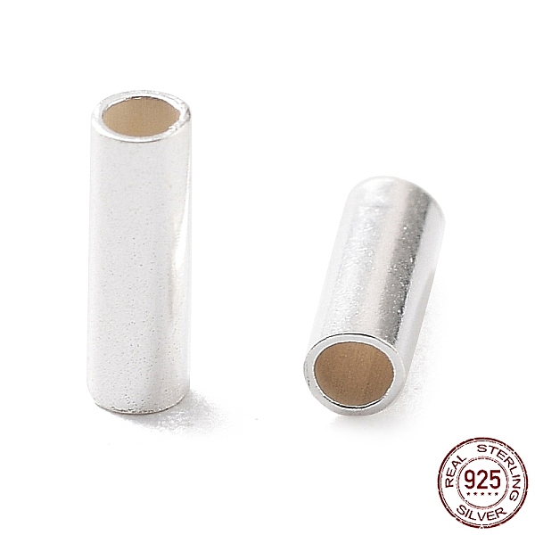 PandaHall 925 Sterling Silver Spacer Tube Beads, Column, Silver, 6x2mm, Hole: 1.5mm, about 146pcs(10g)/bag Sterling Silver Tube
PandaHall 925 Sterling Silver Spacer Tube Beads, Column, Silver, 6x2mm, Hole: 1.5mm, about 146pcs(10g)/bag Sterling Silver Tube
