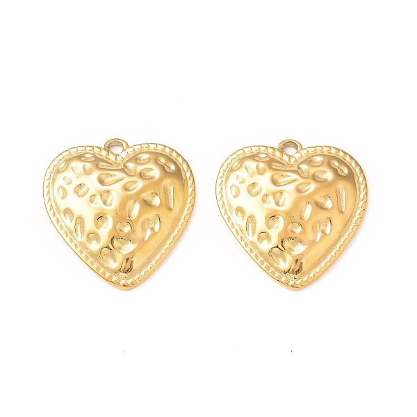 PandaHall 304 Stainless Steel Pendants, Heart, Real 18K Gold Plated, 18x17x3mm, Hole: 1.5mm 304 Stainless Steel Heart
PandaHall 304 Stainless Steel Pendants, Heart, Real 18K Gold Plated, 18x17x3mm, Hole: 1.5mm 304 Stainless Steel Heart