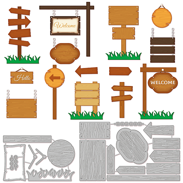 PandaHall Street Sign Carbon Steel Cutting Dies Stencils, for DIY Scrapbooking, Photo Album, Decorative Embossing Paper Card, Stainless...
PandaHall Street Sign Carbon Steel Cutting Dies Stencils, for DIY Scrapbooking, Photo Album, Decorative Embossing Paper Card, Stainless...