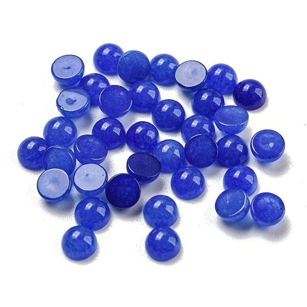 PandaHall Natural White Jade Dyed Cabochons, Half Round, 4x2~2.5mm White Jade Half Round
PandaHall Natural White Jade Dyed Cabochons, Half Round, 4x2~2.5mm White Jade Half Round