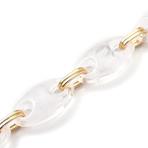 PandaHall Handmade Acrylic Coffee Bean Chains, with Aluminium Links, Light Gold, Clear, Links: 15.5x8x3.6mm and 33x22x9.5mm, 39.37 inch...
PandaHall Handmade Acrylic Coffee Bean Chains, with Aluminium Links, Light Gold, Clear, Links: 15.5x8x3.6mm and 33x22x9.5mm, 39.37 inch...