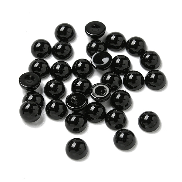 PandaHall Natural Black Stone Cabochons, Half Round, 5x2.5mm Black Stone Half Round
PandaHall Natural Black Stone Cabochons, Half Round, 5x2.5mm Black Stone Half Round
