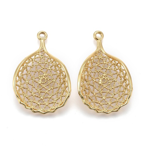 PandaHall Brass Pendants, Long-Lasting Plated, Fan, Real 18K Gold Plated, 27x16x6.5mm, Hole: 2mm Brass Fan
PandaHall Brass Pendants, Long-Lasting Plated, Fan, Real 18K Gold Plated, 27x16x6.5mm, Hole: 2mm Brass Fan