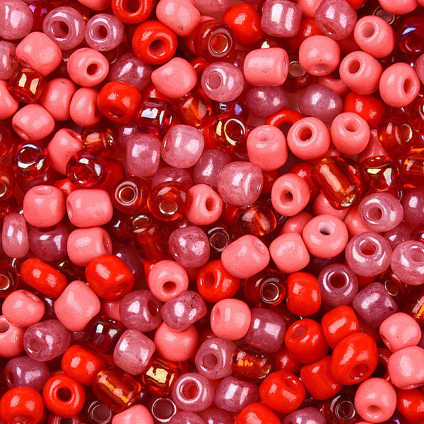 PandaHall Opaque & Transparent Inside Colours Glass Seed Beads, Round Hole, Round, Mixed Color, Red, 4mm, Hole: 1.4~1.5mm Glass Red
PandaHall Opaque & Transparent Inside Colours Glass Seed Beads, Round Hole, Round, Mixed Color, Red, 4mm, Hole: 1.4~1.5mm Glass Red