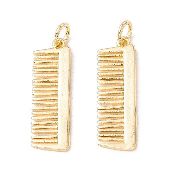 PandaHall Brass Pendants, with Jump Rings, Cadmium Free & Lead Free, Long-Lasting Plated, Comb, Real 18K Gold Plated, 24x7.5x1mm, Hole: 3mm...
PandaHall Brass Pendants, with Jump Rings, Cadmium Free & Lead Free, Long-Lasting Plated, Comb, Real 18K Gold Plated, 24x7.5x1mm, Hole: 3mm...