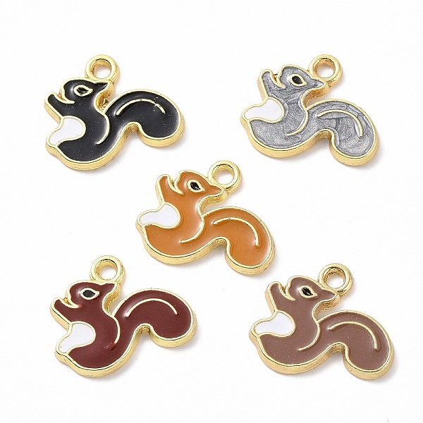 PandaHall Alloy Enamel Pendants, Squirrel Charm, Mixed Color, 16x18x1.5mm, Hole: 1.8mm Alloy+Enamel Other Animal Multicolor
PandaHall Alloy Enamel Pendants, Squirrel Charm, Mixed Color, 16x18x1.5mm, Hole: 1.8mm Alloy+Enamel Other Animal Multicolor