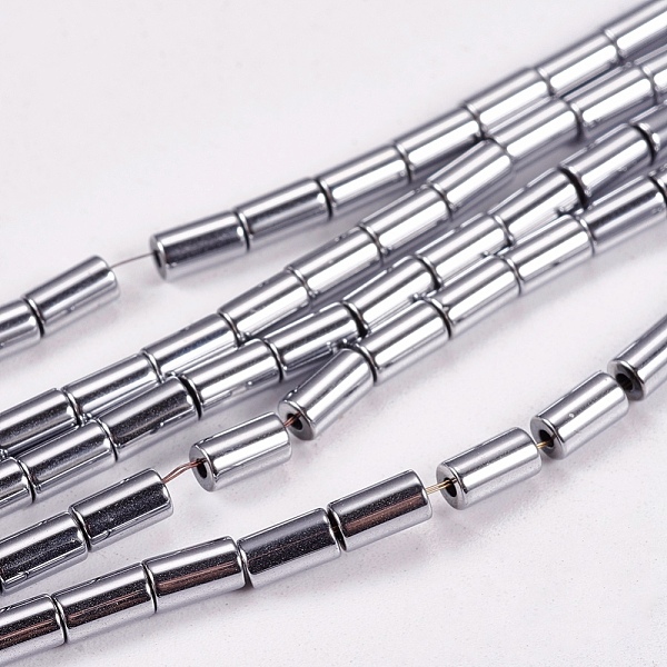 PandaHall Electroplate Non-magnetic Synthetic Hematite Beads Strands, Column, Grade AAAA, Platinum Plated, 5x3mm, Hole: 1mm, about...
PandaHall Electroplate Non-magnetic Synthetic Hematite Beads Strands, Column, Grade AAAA, Platinum Plated, 5x3mm, Hole: 1mm, about...
