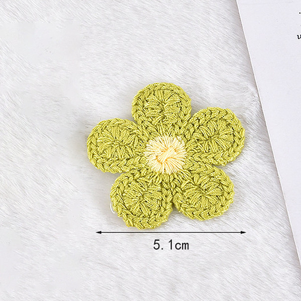 PandaHall Ornament Accessories, Polyester Computerized Embroidery Cloth Iron On/Sew On Patches, Appliques, Flower, Yellow Green, 51mm...
PandaHall Ornament Accessories, Polyester Computerized Embroidery Cloth Iron On/Sew On Patches, Appliques, Flower, Yellow Green, 51mm...
