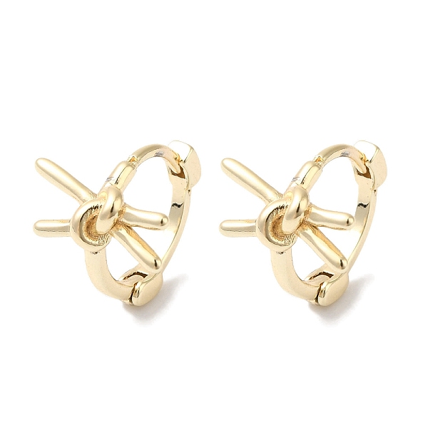 PandaHall knot Brass Hoop Earrings for Women, Real 18K Gold Plated, 11x11mm Brass Others
PandaHall knot Brass Hoop Earrings for Women, Real 18K Gold Plated, 11x11mm Brass Others