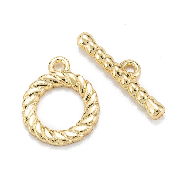 PandaHall Brass Toggle Clasps, Long-Lasting Plated, Ring, Real 18K Gold Plated, Ring: 14x12x2mm, Hole: 1.4mm, Bar: 4.5x18x2.5mm, Hole: 1.4mm...
PandaHall Brass Toggle Clasps, Long-Lasting Plated, Ring, Real 18K Gold Plated, Ring: 14x12x2mm, Hole: 1.4mm, Bar: 4.5x18x2.5mm, Hole: 1.4mm...