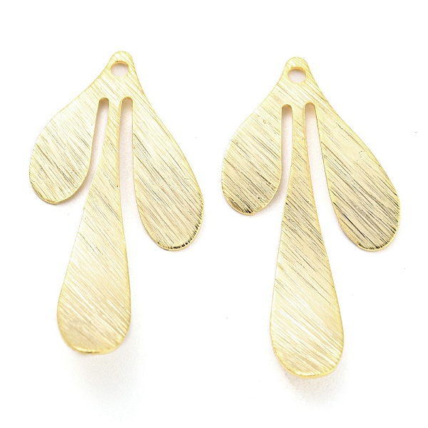PandaHall Brass Pendants, Cadmium Free & Lead Free, Leaf Charm, Real 24K Gold Plated, 35.5x17x0.5mm, Hole: 1.5mm Brass Leaf
PandaHall Brass Pendants, Cadmium Free & Lead Free, Leaf Charm, Real 24K Gold Plated, 35.5x17x0.5mm, Hole: 1.5mm Brass Leaf