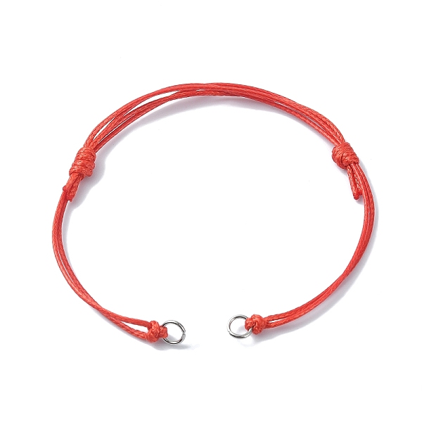 PandaHall Adjustable Eco-Friendly Korean Waxed Polyester Cord Bracelet Making, with 304 Stainless Steel Open Jump Rings, Fit for Connector..., Red
PandaHall Adjustable Eco-Friendly Korean Waxed Polyester Cord Bracelet Making, with 304 Stainless Steel Open Jump Rings, Fit for Connector..., Red