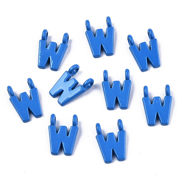 PandaHall Spray Painted Alloy 2-Loop Link Pendants, Cadmium Free & Lead Free, Letter, Letter.W, 13.5x9.5x1.5mm, Hole: 2mm Alloy Letter W
PandaHall Spray Painted Alloy 2-Loop Link Pendants, Cadmium Free & Lead Free, Letter, Letter.W, 13.5x9.5x1.5mm, Hole: 2mm Alloy Letter W