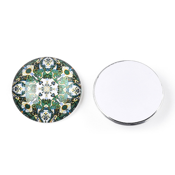 PandaHall Glass Cabochons, Half Round with Kaleidoscope Pattern, Colorful, 25x7.5mm Glass Half Round Multicolor
PandaHall Glass Cabochons, Half Round with Kaleidoscope Pattern, Colorful, 25x7.5mm Glass Half Round Multicolor