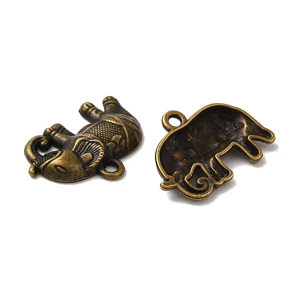 PandaHall Tibetan Style Alloy Pendants, Elephant, Cadmium Free & Nickel Free & Lead Free, Antique Bronze, 19x26.5x5mm, Hole: 2mm, about...
PandaHall Tibetan Style Alloy Pendants, Elephant, Cadmium Free & Nickel Free & Lead Free, Antique Bronze, 19x26.5x5mm, Hole: 2mm, about...
