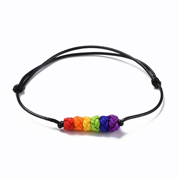 PandaHall Rainbow Pride Bracelet, Braided Knot Beads Adjustable Cord Bracelet for Men Women, Black, Inner Diameter: 1-7/8~3-1/2 inch...
PandaHall Rainbow Pride Bracelet, Braided Knot Beads Adjustable Cord Bracelet for Men Women, Black, Inner Diameter: 1-7/8~3-1/2 inch...