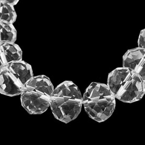PandaHall Glass Beads Strands, Pearl Luster Plated, Crystal Suncatcher, Faceted Rondelle, Clear, 10x7mm, Hole: 1mm, about 70~72pcs/strand...
PandaHall Glass Beads Strands, Pearl Luster Plated, Crystal Suncatcher, Faceted Rondelle, Clear, 10x7mm, Hole: 1mm, about 70~72pcs/strand...