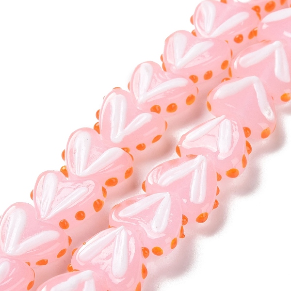 PandaHall Heart Handmade Lampwork Beads Strands, Pink, 14~14.5x16.5~17x6.5~7mm, Hole: 1.5mm, about 30pcs/strand, 14.96~15.16 inch(38~38.5cm)...
PandaHall Heart Handmade Lampwork Beads Strands, Pink, 14~14.5x16.5~17x6.5~7mm, Hole: 1.5mm, about 30pcs/strand, 14.96~15.16 inch(38~38.5cm)...